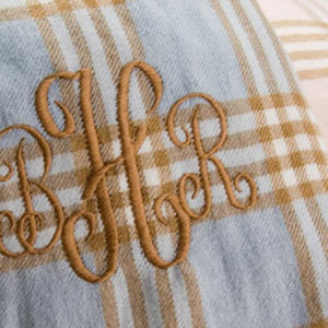 Plaid Baby Blanket