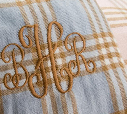 Plaid Baby Blanket