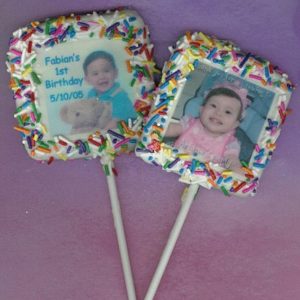 Photo Brownie Pops
