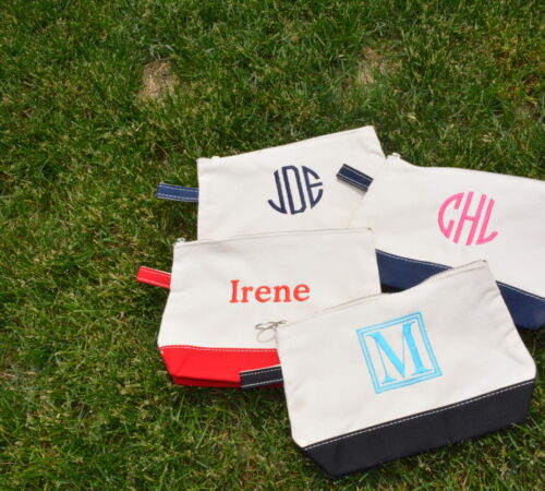 Canvas Cosmetic Case