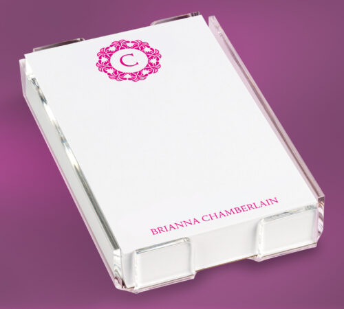Floral Signet Memo