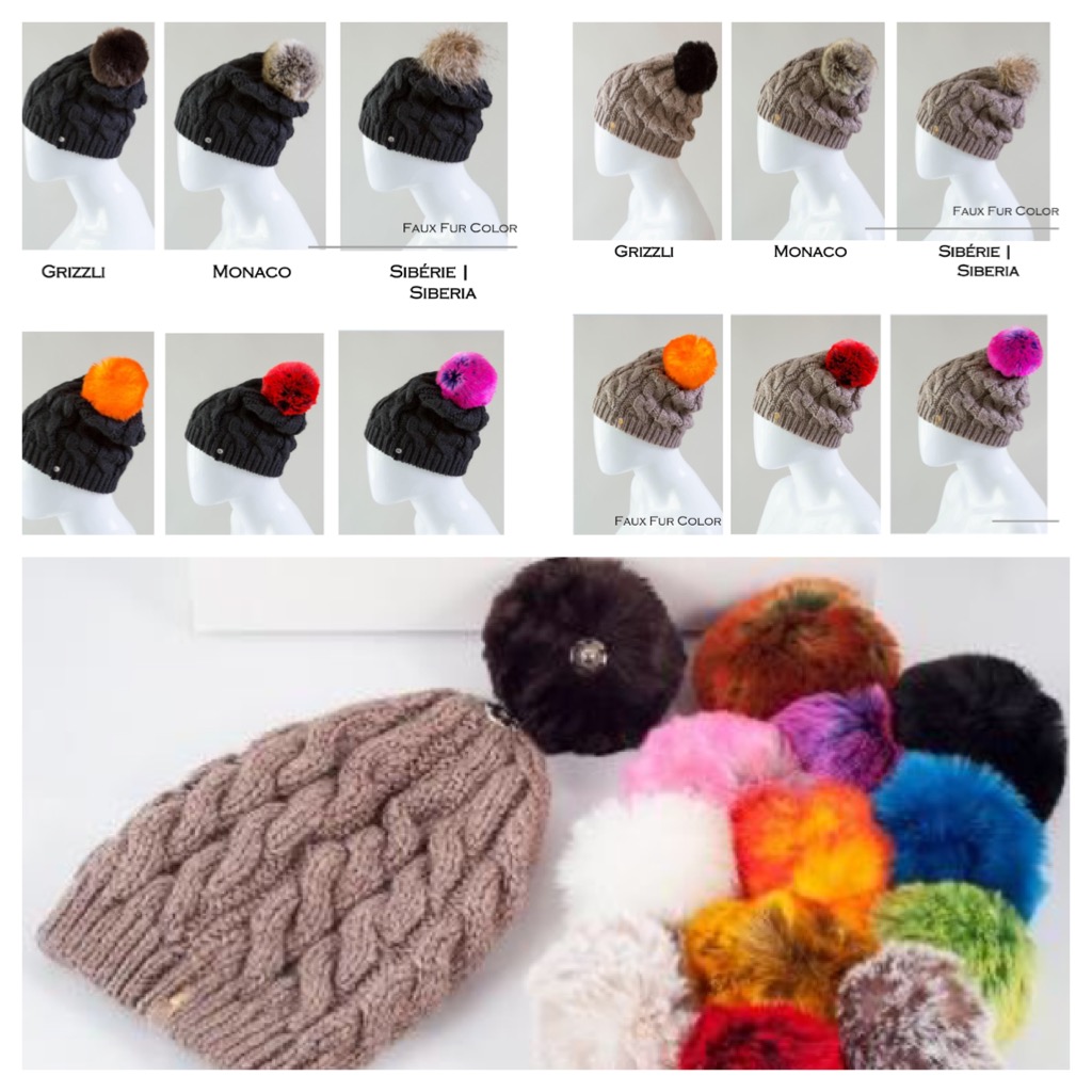 Fur Pom Pom Hat
