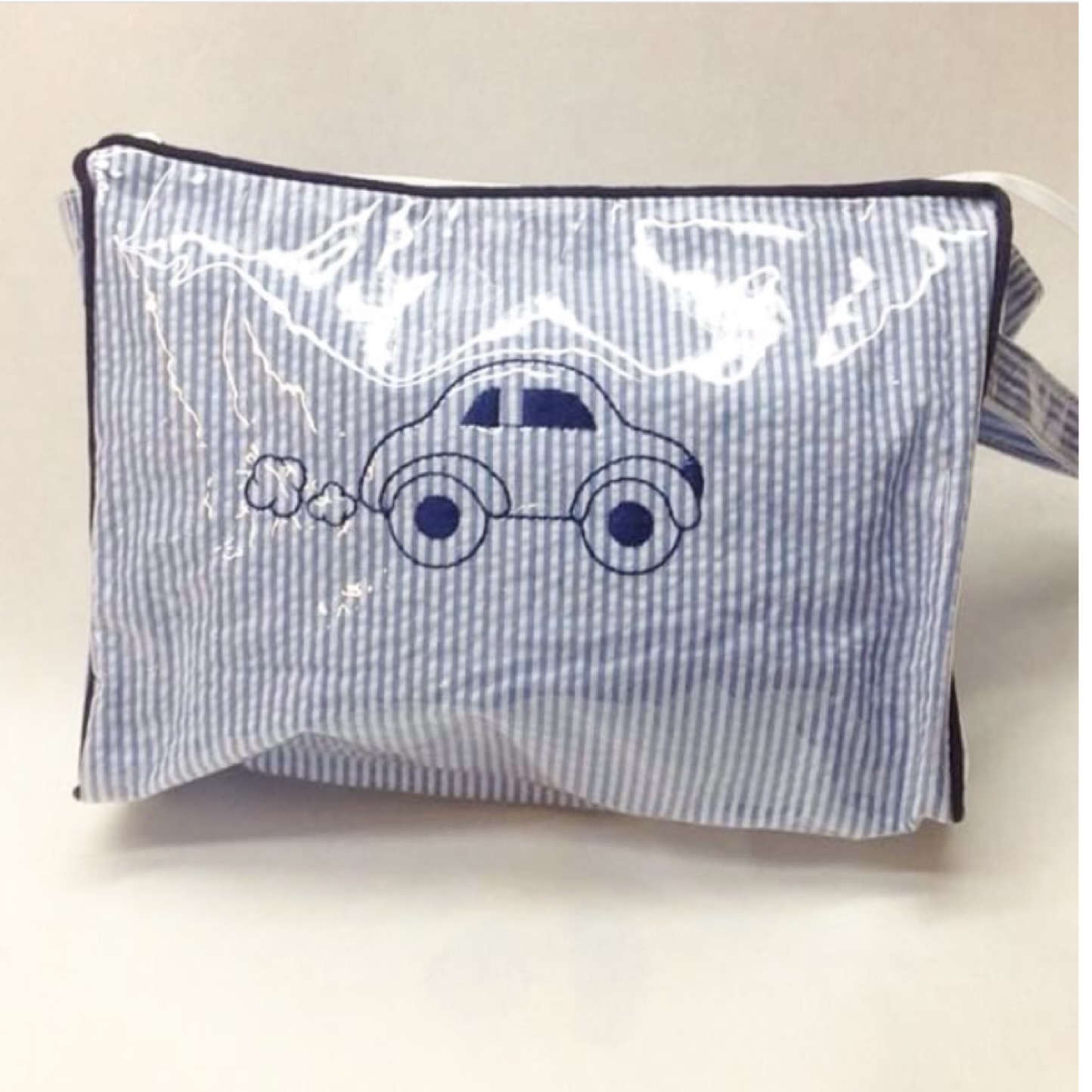 Vinyl baby Boy cosmetic case