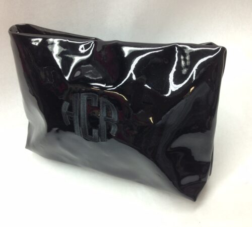 Black Patent Cosmetic Case